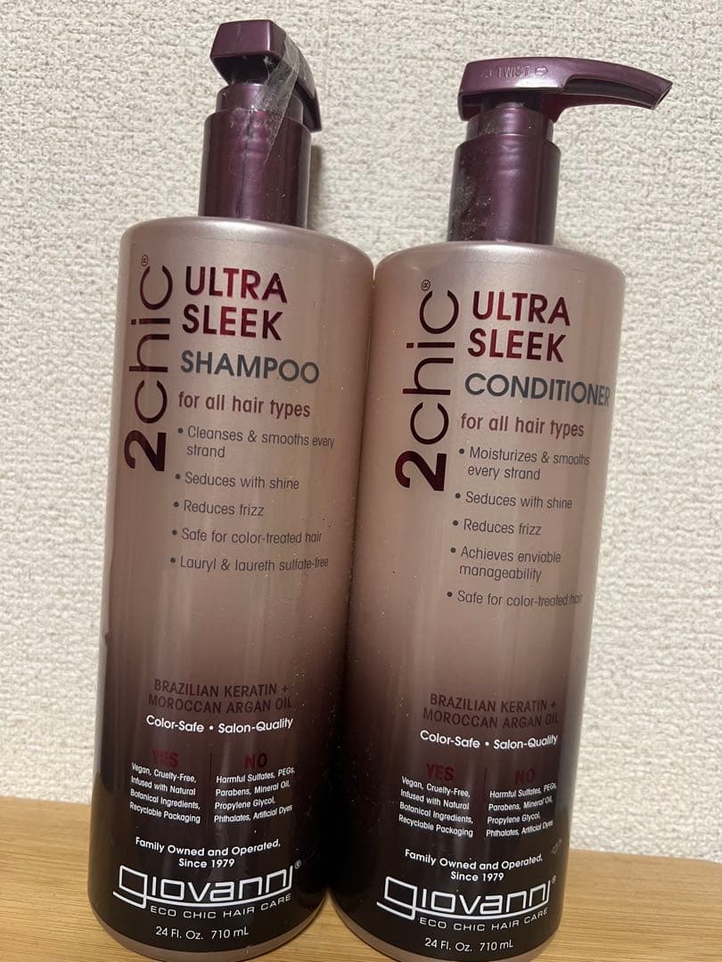 giovanni 2chic ULTRA SLEEKシャンプー&コンディショナー