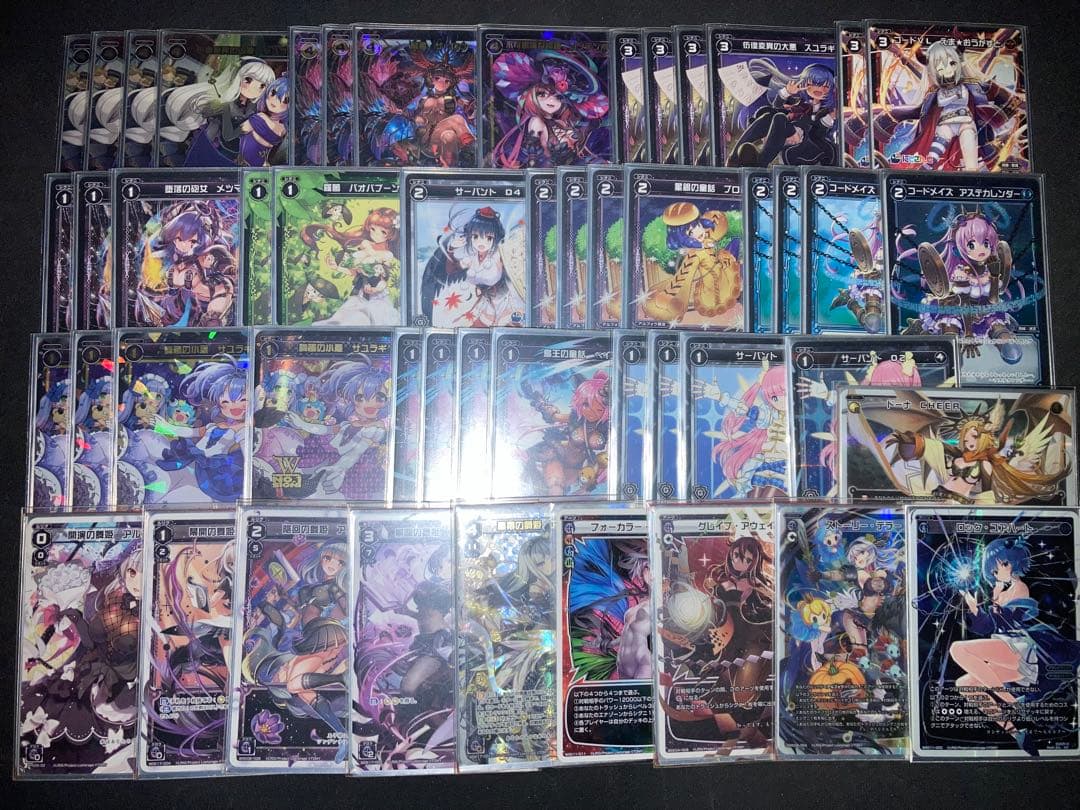 ウィクロス アルフォウ　デッキ ホロ多数　wixoss