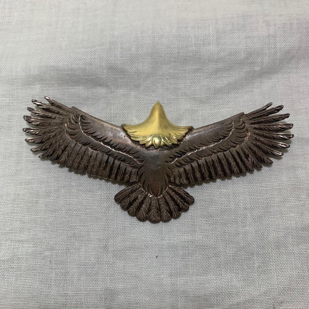 WING ROCK ウイングロック/ 18K 頭金 イーグル Lサイズ ルビー目