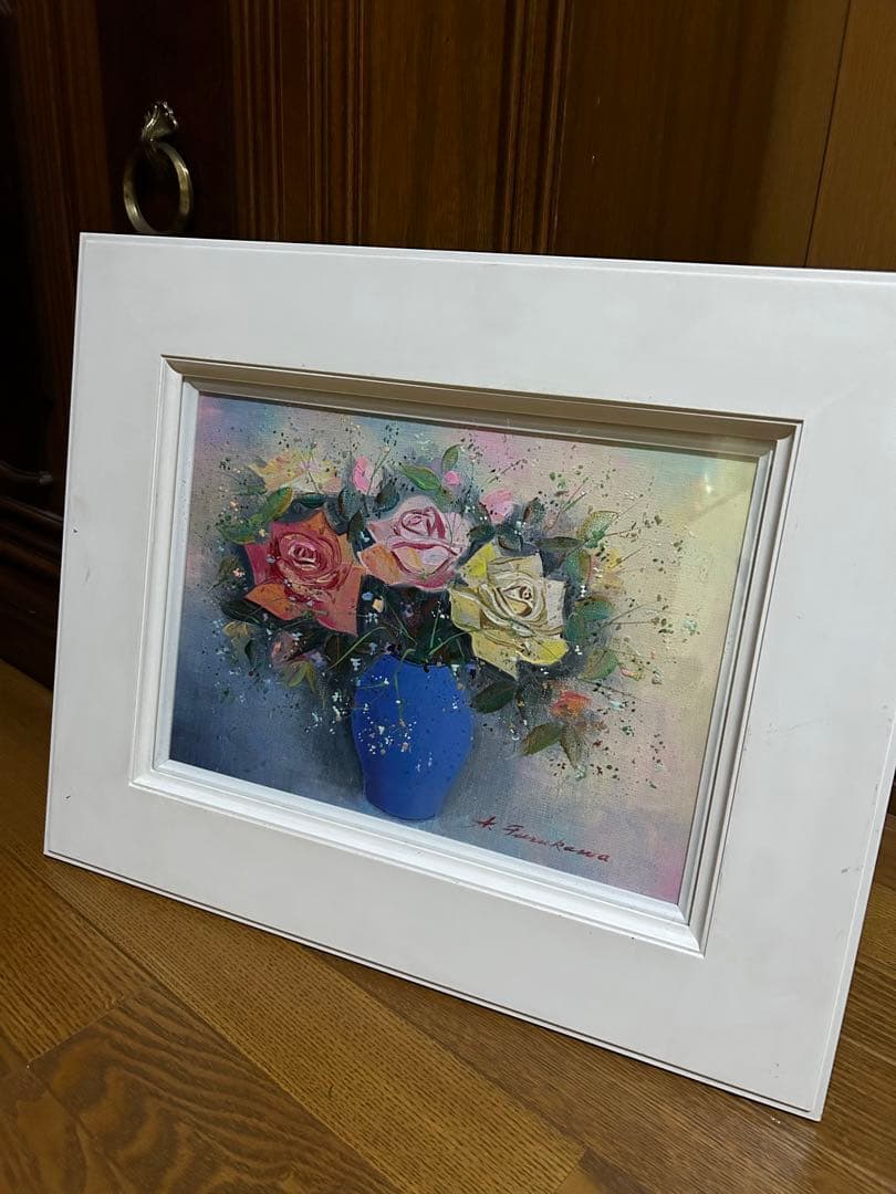 おすすめ　古川　明雄　作品　油絵　薔薇　バラ 2026年最新】古川明雄の人気アイテム - メルカリ