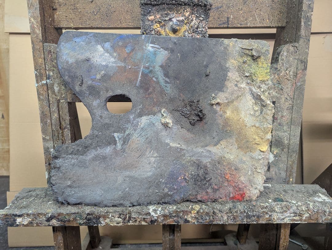 木製パレット 多色使用感あり