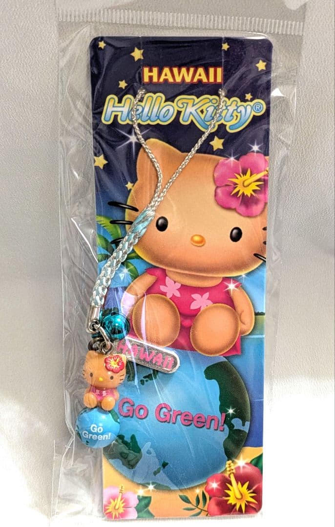 J*_様 日焼けHello Kitty ハワイ Go Green! 根付　201