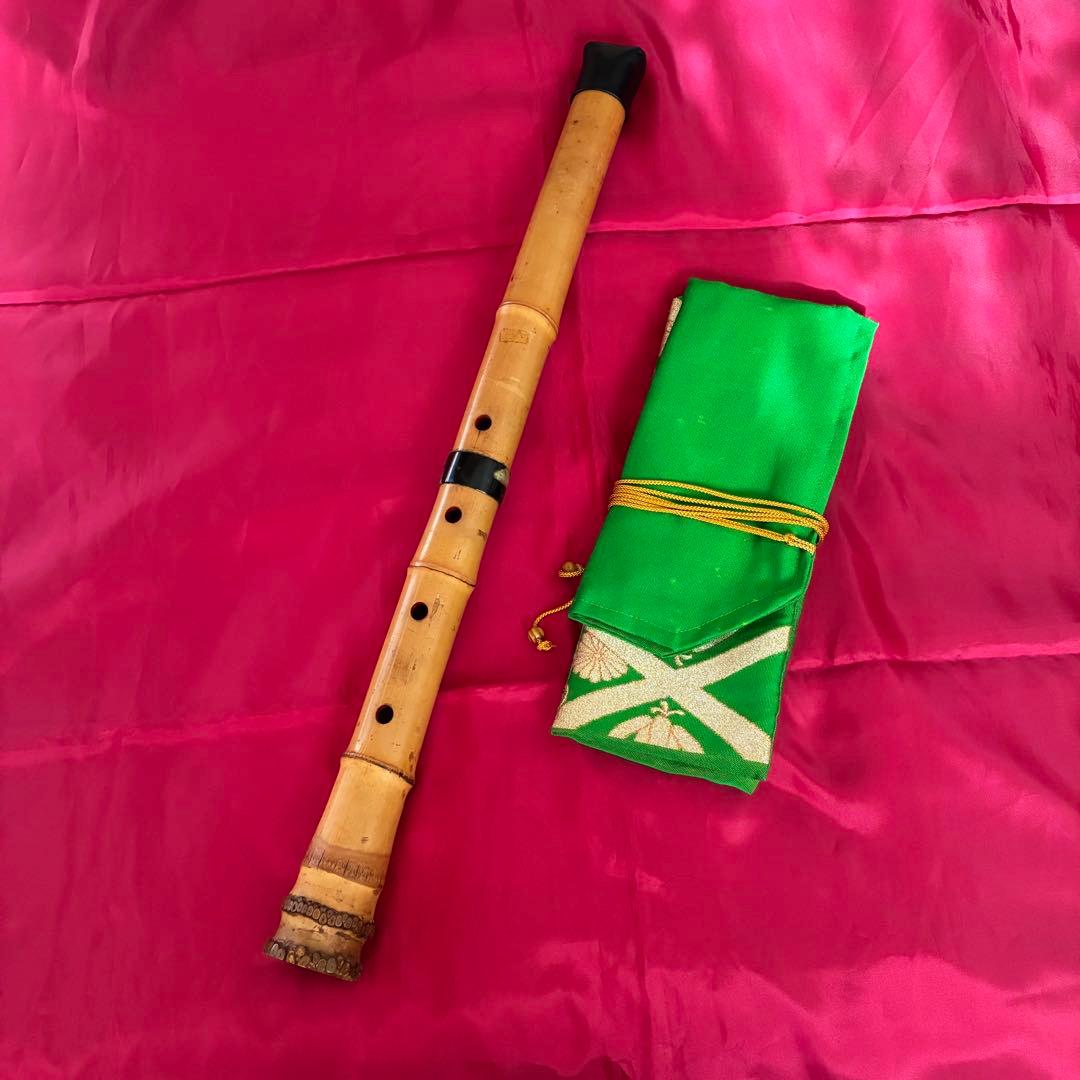 都山流　２尺正寸管 尺八　銘　玉水　古管(伝統調律) ジャンク