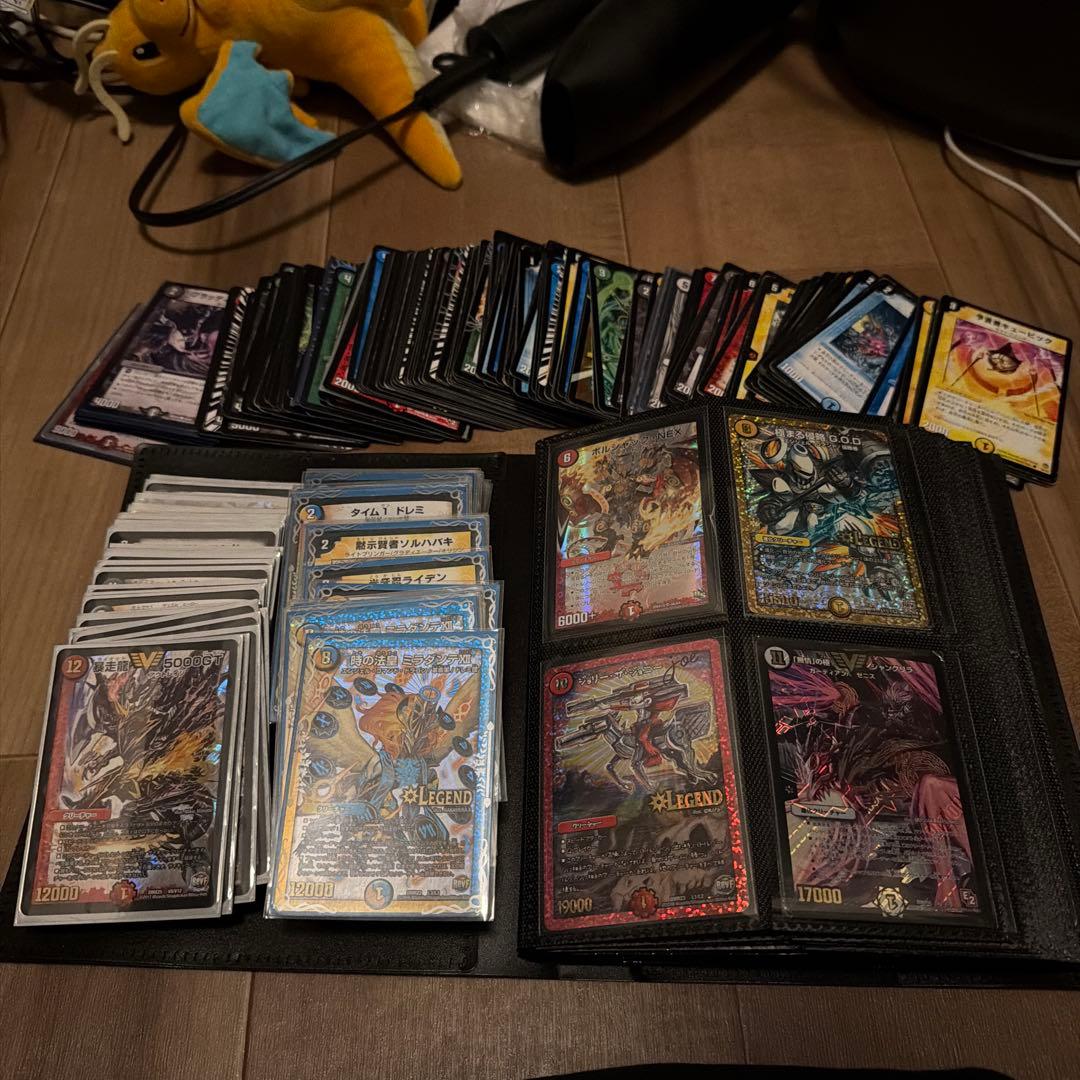 デュエルマスターズ 引退品　デッキ　スリーブ　バインダー付き