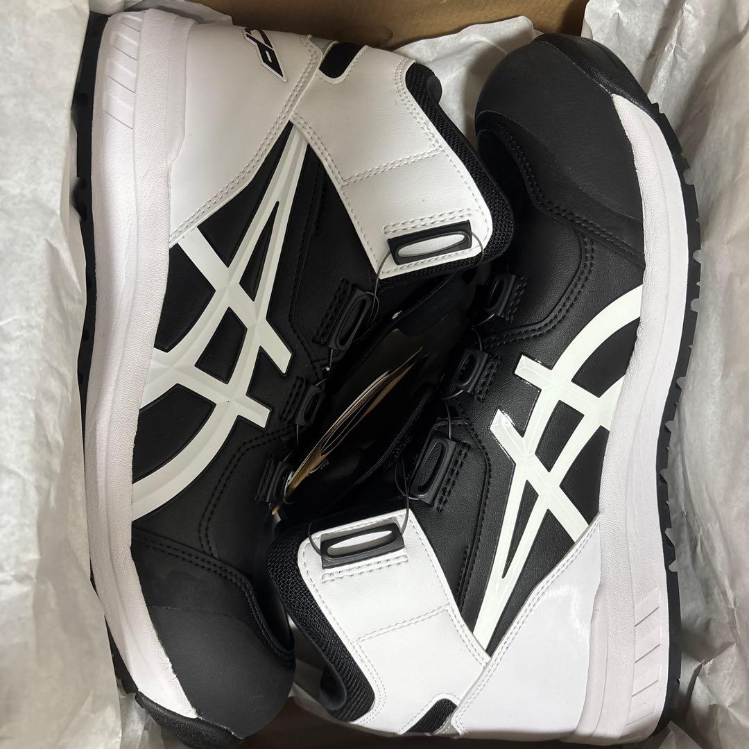 ASICS ウィンジョブ CP304 BOAシステム 安全靴 ブラック28.0