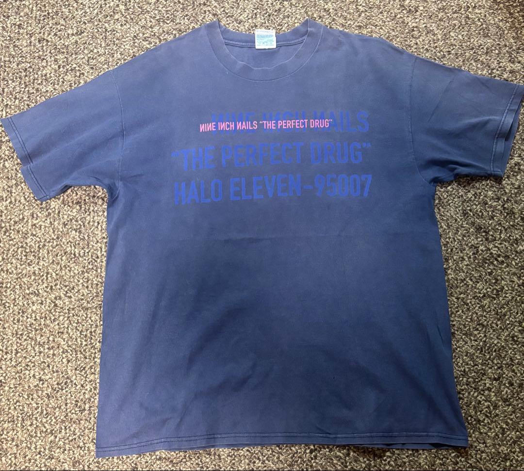 ヴィンテージ NINE INCH NAILS ナインインチネイルズ nine inch nails ナインインチネイルズ USA製 ブラック Lサイズ NIN ロ