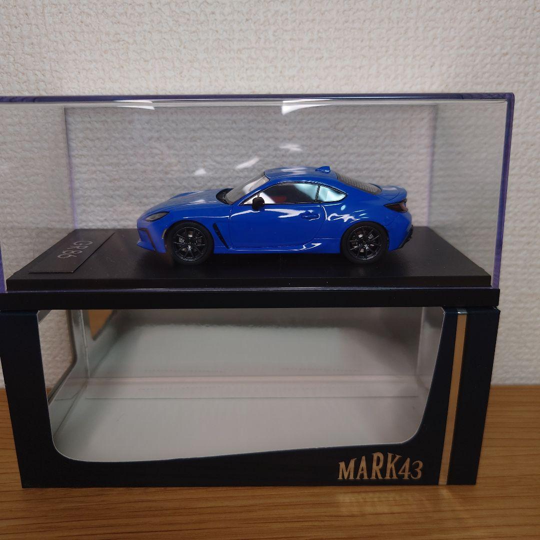 MARK43　1/43 トヨタ GR86 2021 ブライトブルー Amazon | Hi Story 1/43 トヨタ GR86 RZ (2021) ブライトブルー 完成品