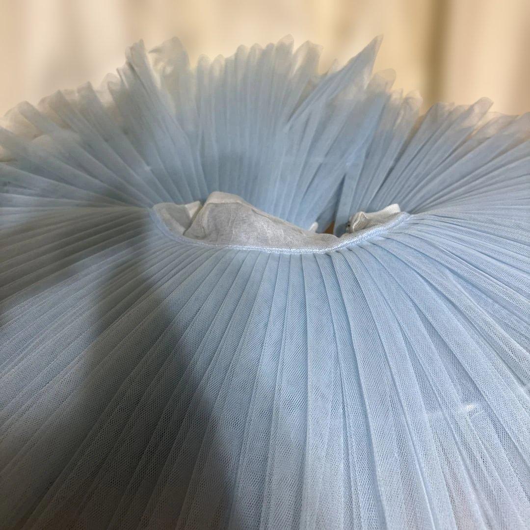 グリシコ 水色 チュチュボン　バレエスカート