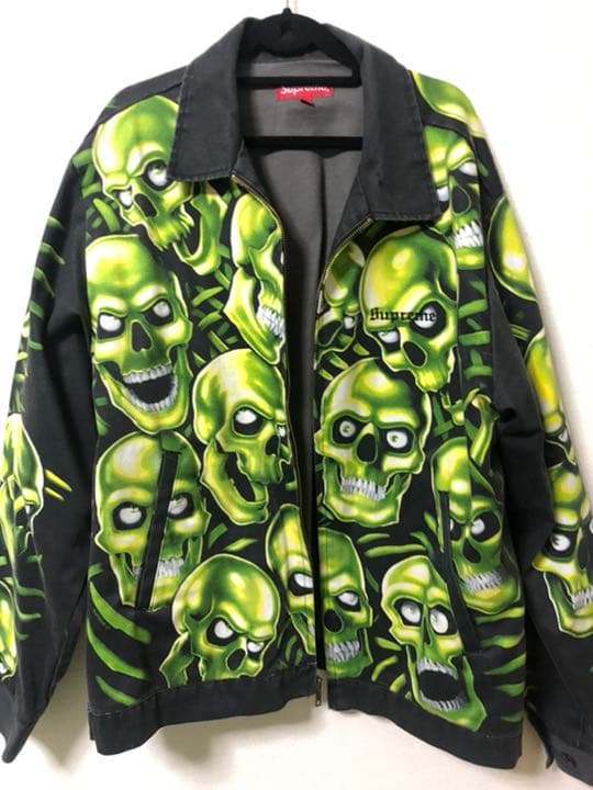 supreme スカルジャケット