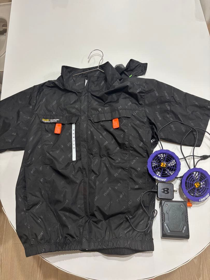 Burtle 空調服 ブラック ファン付き　サイズX L