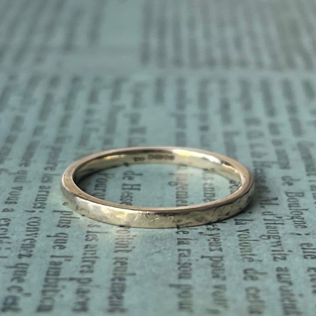 英国　イギリス　ヴィンテージ　9k 9金　バンドリング