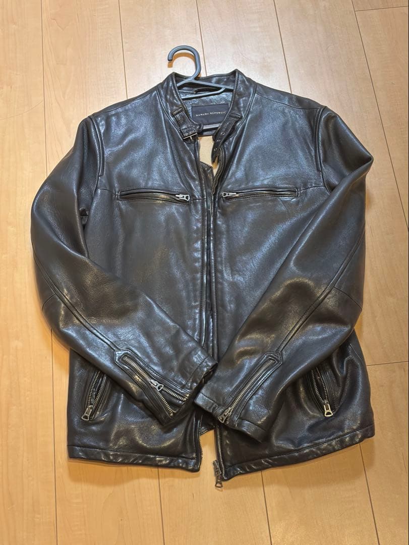 BANANA REPUBLIC ブラック レザー ジャケット
