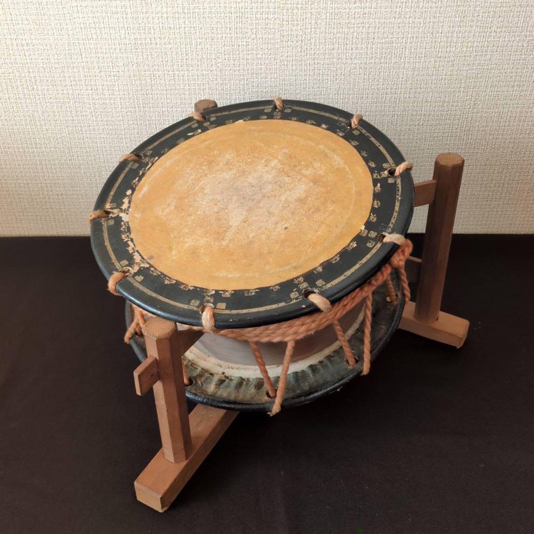 和太鼓 締太鼓 締太鼓台（下方台）付き