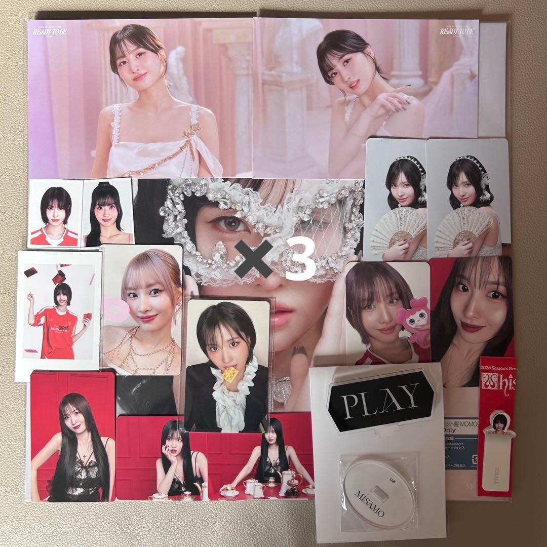TWICE MISAMO PLAY ミサモ　モモ　トレカ　ラントレ　アルバム TWICE MISAMO ミサモ モモ play ラントレ トレカ - メルカリ