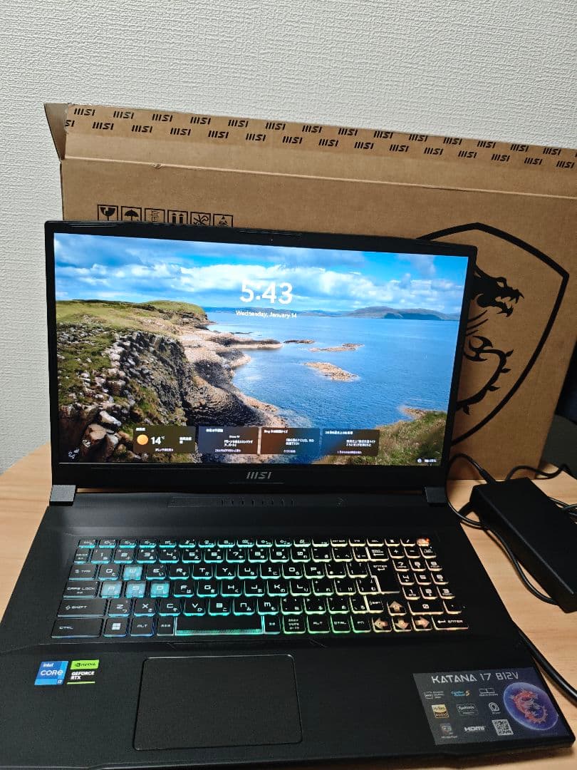 MSI KATANA 17 ノートPC 本体
