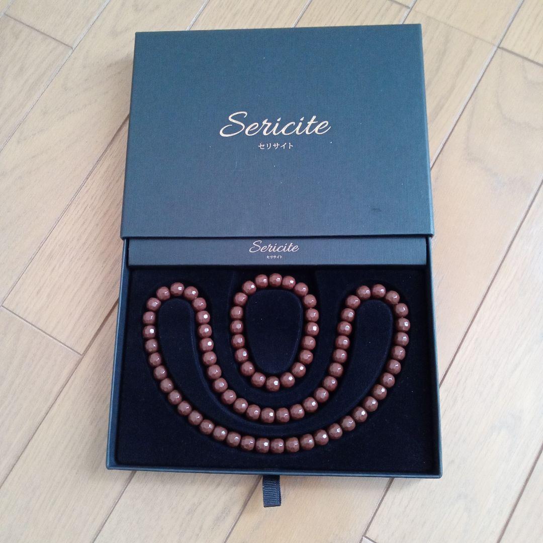 新品未使用　セリサイト　ネツクレス＆ブレスレット