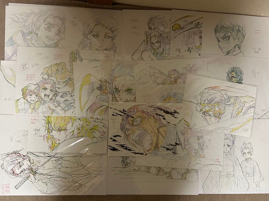 鬼滅の刃 ufotable DVD 特典 複製原画 立志 無限列車 遊郭 47枚