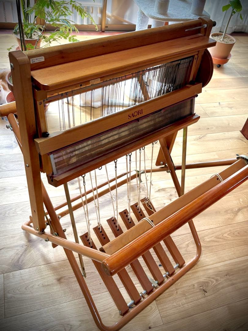手織機SAORI SX60 4枚綜絖 6本ペダル (スプリング式)本体 97a9f1abd3741e79829073b76c5d77