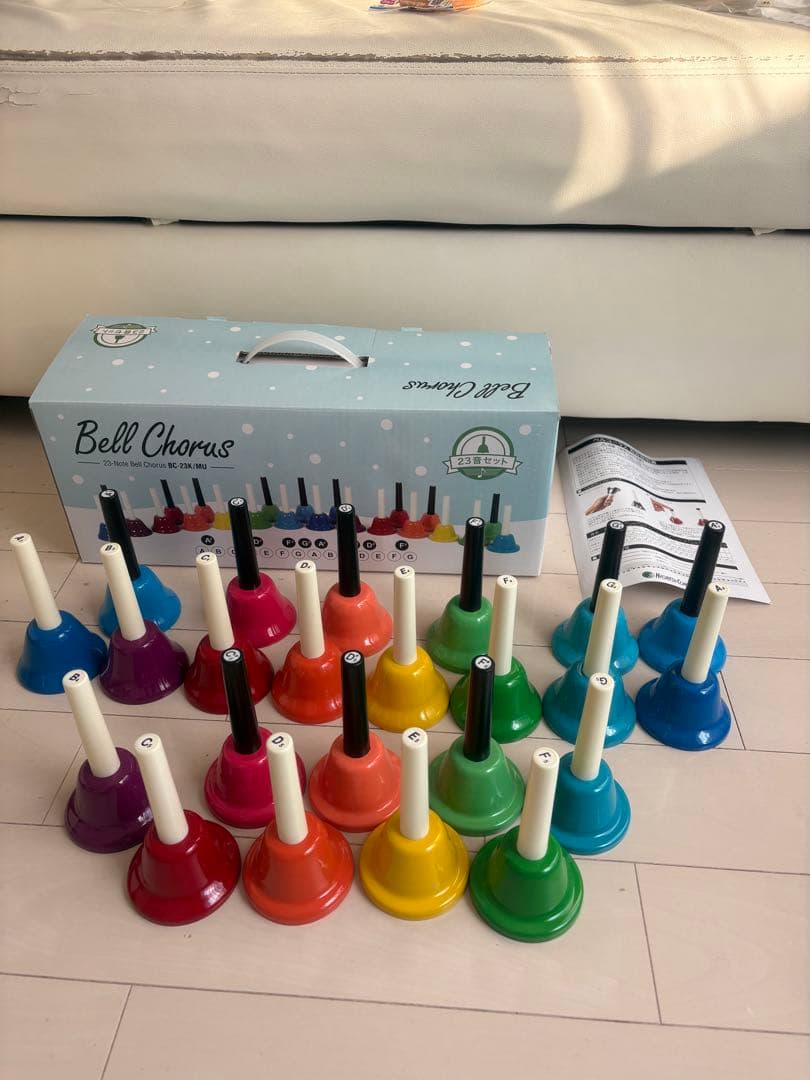 ハンドベル　ミュージックベル　ハンドベル23音　ミュージックベル23音