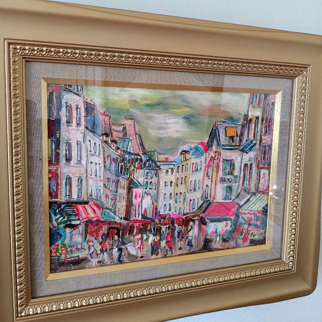 小澤勇寿郎　ムフタールの市場　豪華額装