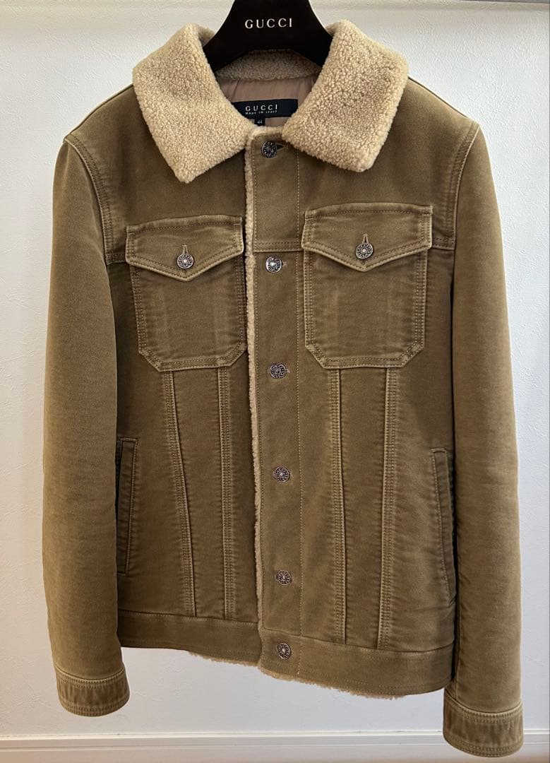 GUCCI グッチ スエード ジャケット 44