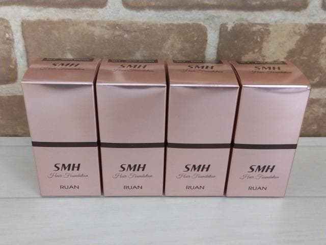 【未使用・12g×4個・ダークブラウン】 SMHヘアファンデーション