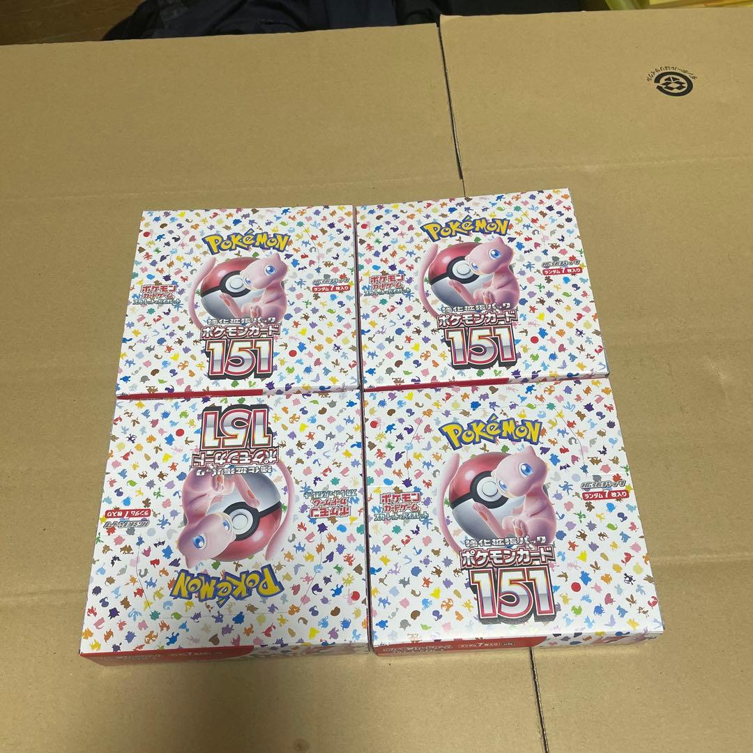 ポケモンカード151 シュリ無し　4BOX