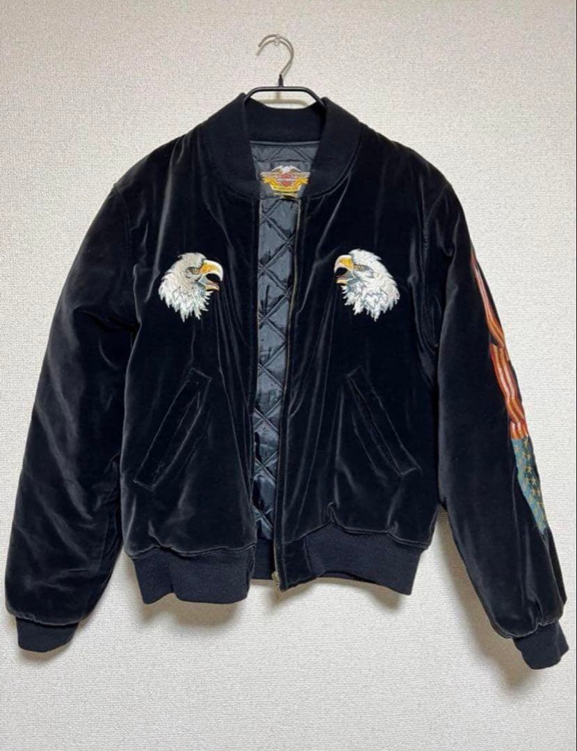 Harley-Davidson スカジャン　ベロア