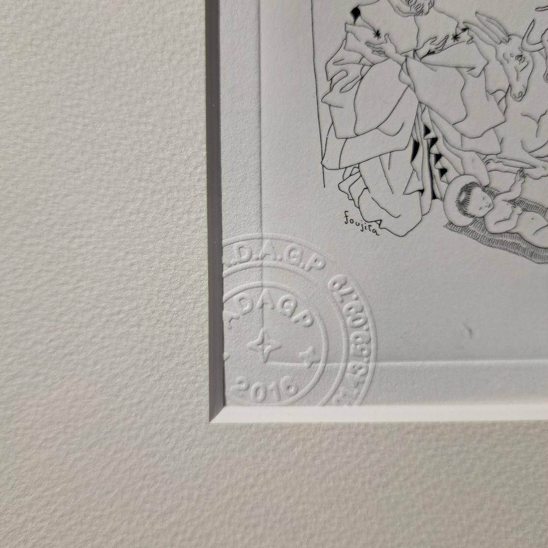 藤田嗣治 「キリスト生誕」 銅版画 シャーマンコレクション - メルカリ