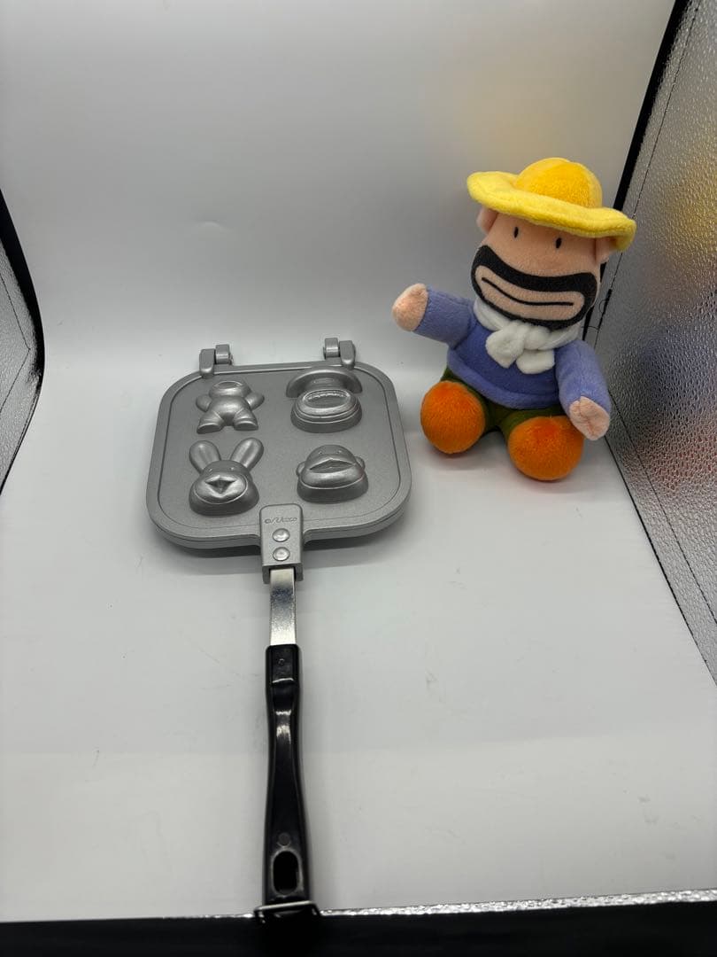 カルビー　懸賞　オリジナルカステラ焼き器　カールおじさん　ぬいぐるみ　セット