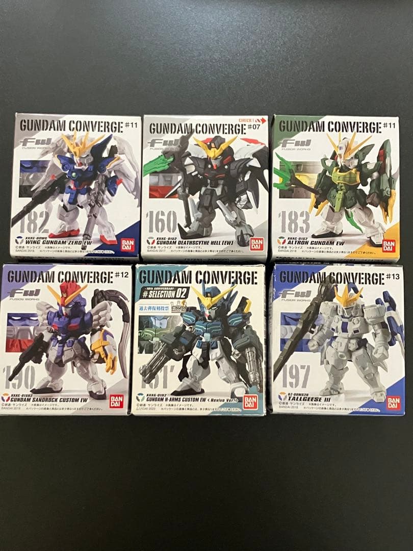 FWガンダムコンバージEW 6体セット
