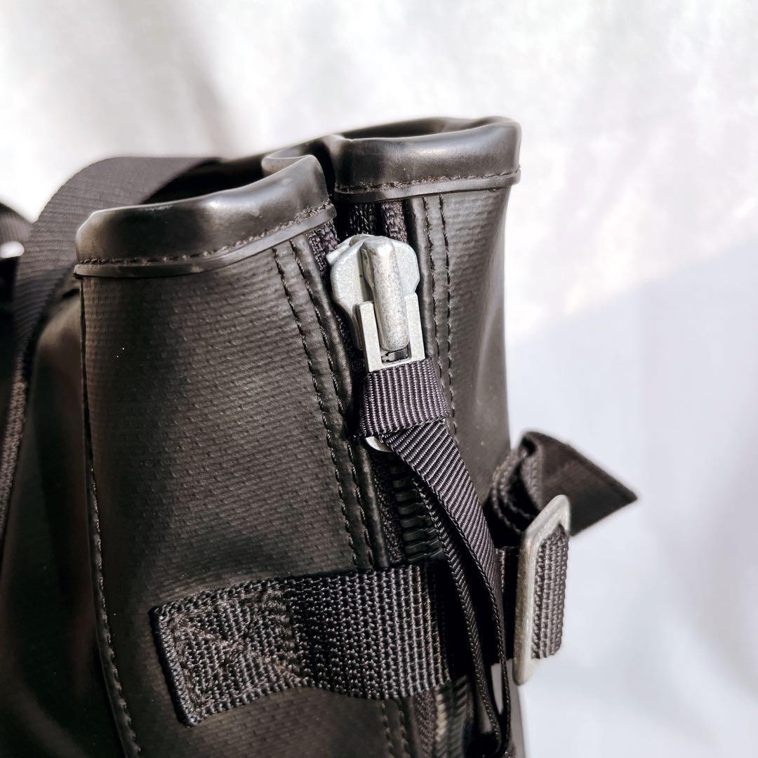 ラゲッジレーベル 青 トートバッグ 黒 大容量 肩掛け拡張機能A4ニュー