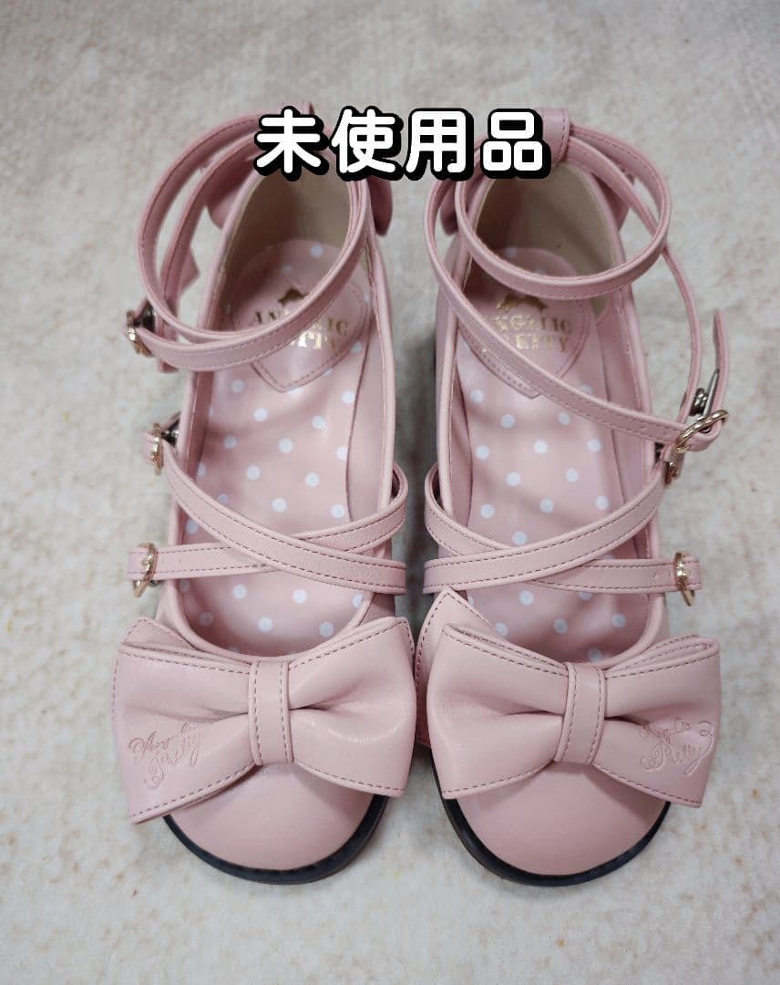 Angelic Pretty Tea Party シューズ ピンク S アンプリ