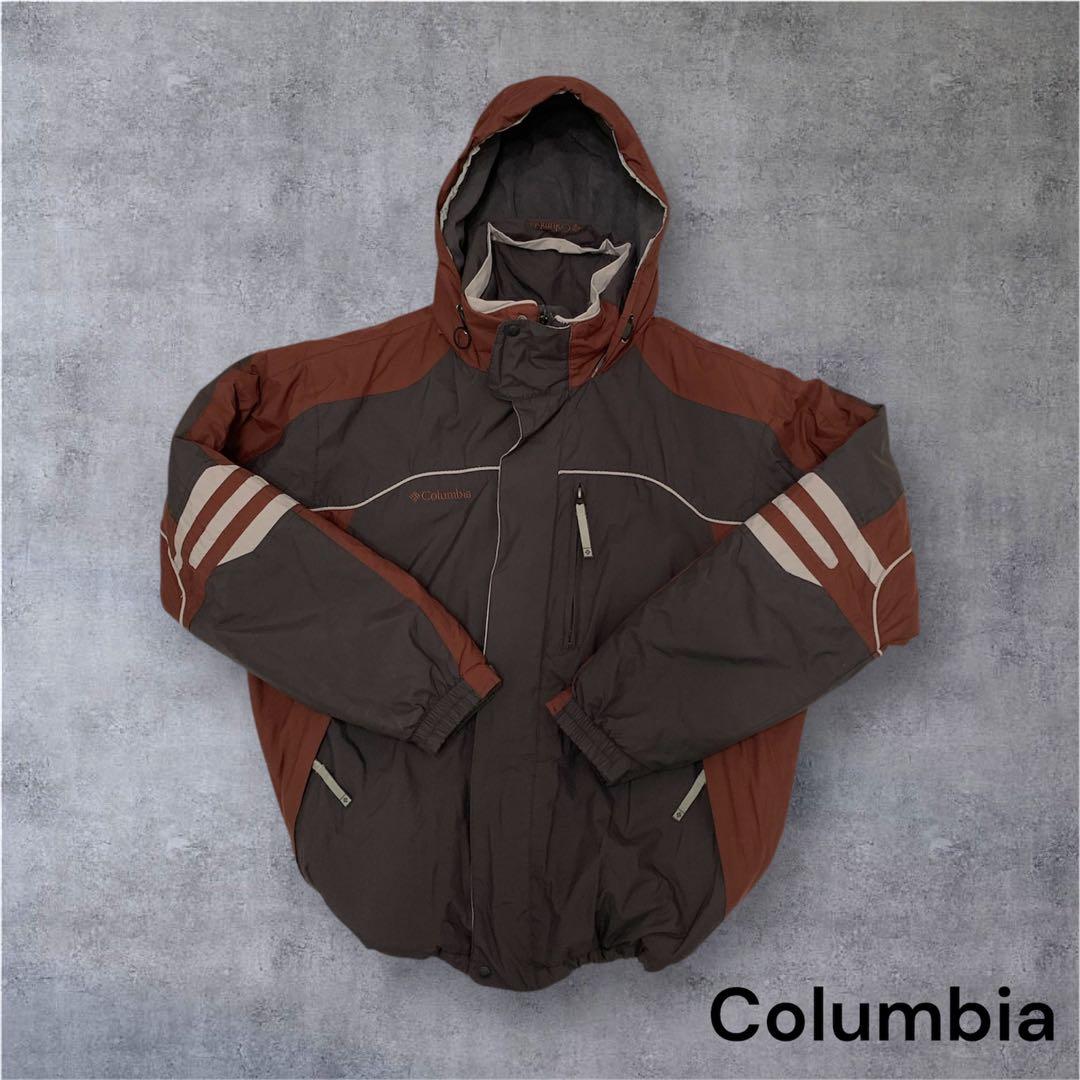 00s Columbia mountain jacket 茶色 テック系 y2k