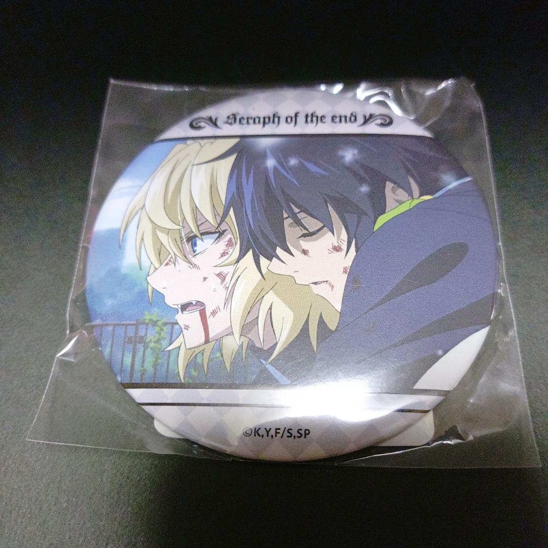 終わりのセラフ　くじ引き堂　缶バッジ　百夜 優一郎　ミカエラ