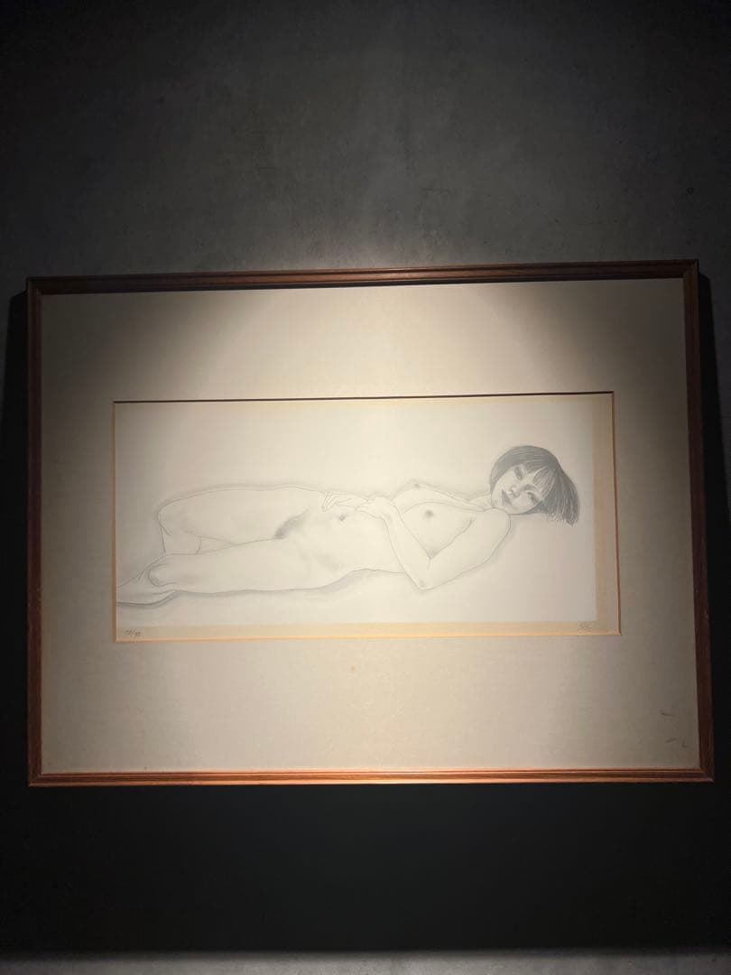 加山又造　【裸婦】　lithograph 限定95 裸婦 95-A(紫)」 | ｜正光画廊