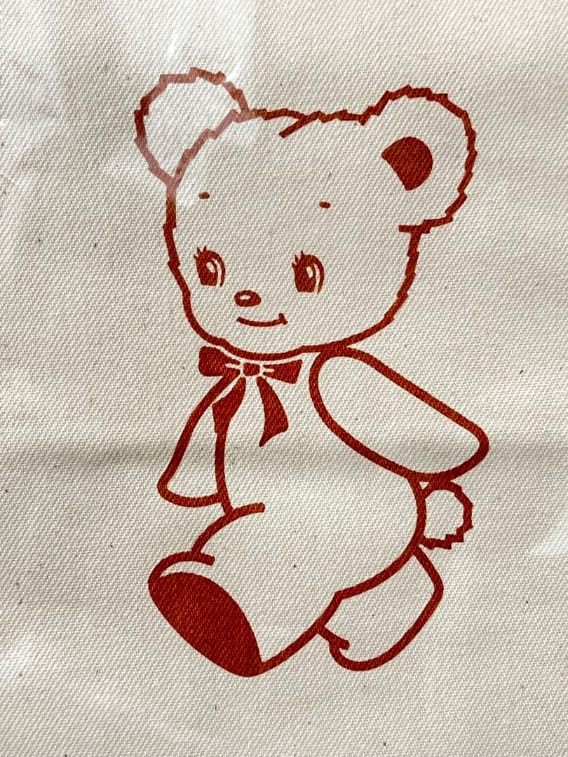 【新品】希少！！familiar ファミちゃんロゴ　マチ付きバッグ