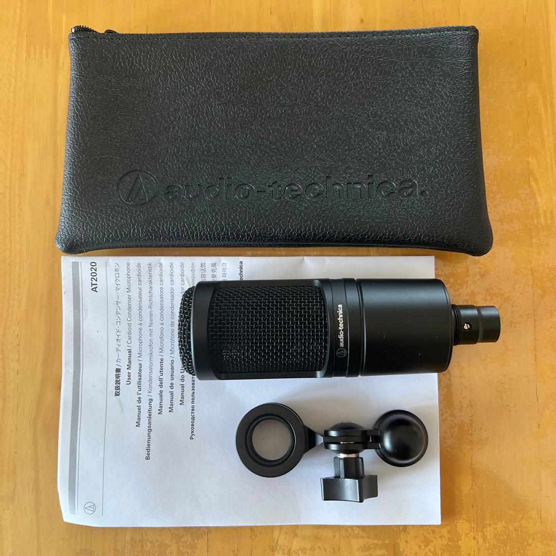 audio-technica AT2020 コンデンサーマイク 変換アダプター付 Amazon | オーディオテクニカ AT2020 CWH コンデンサーマイク XLR 動画