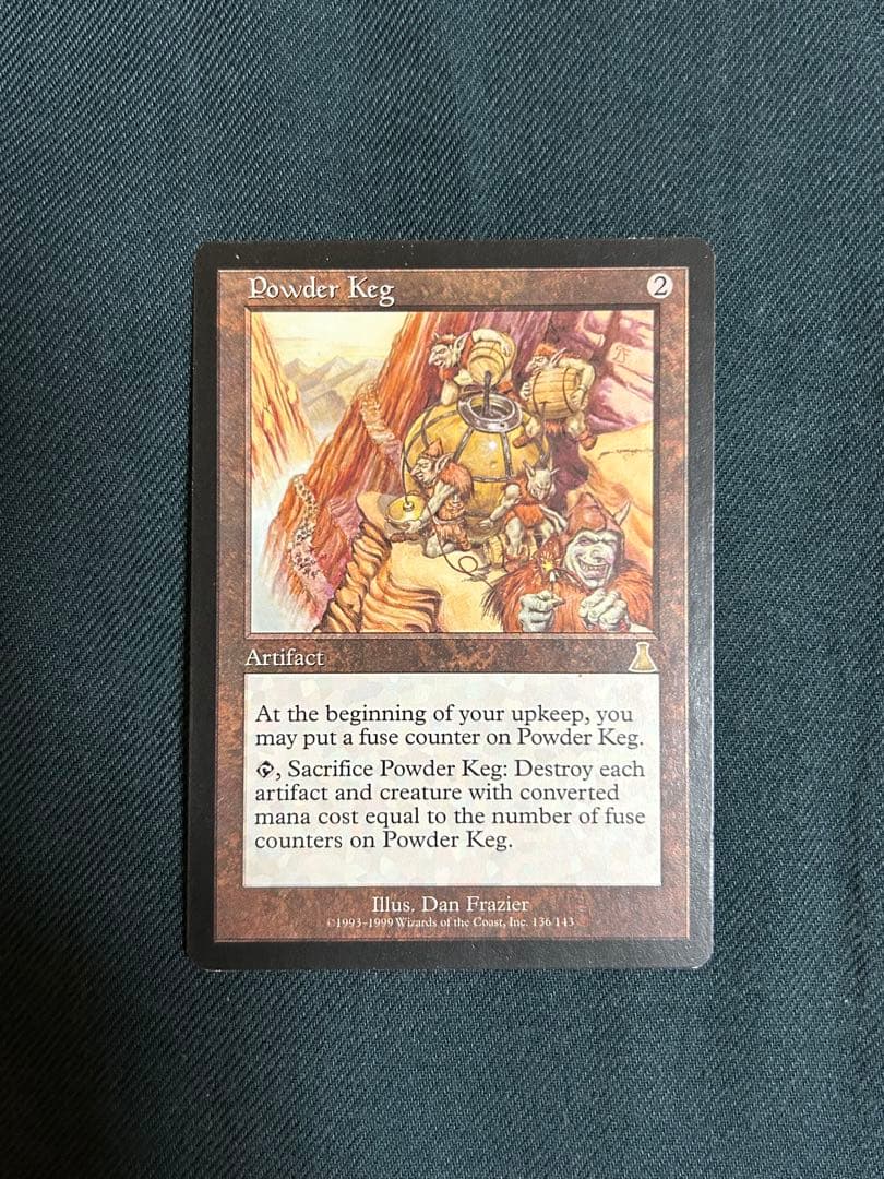 MTG 火薬樽 powder keg ウルザズディステニー Eng