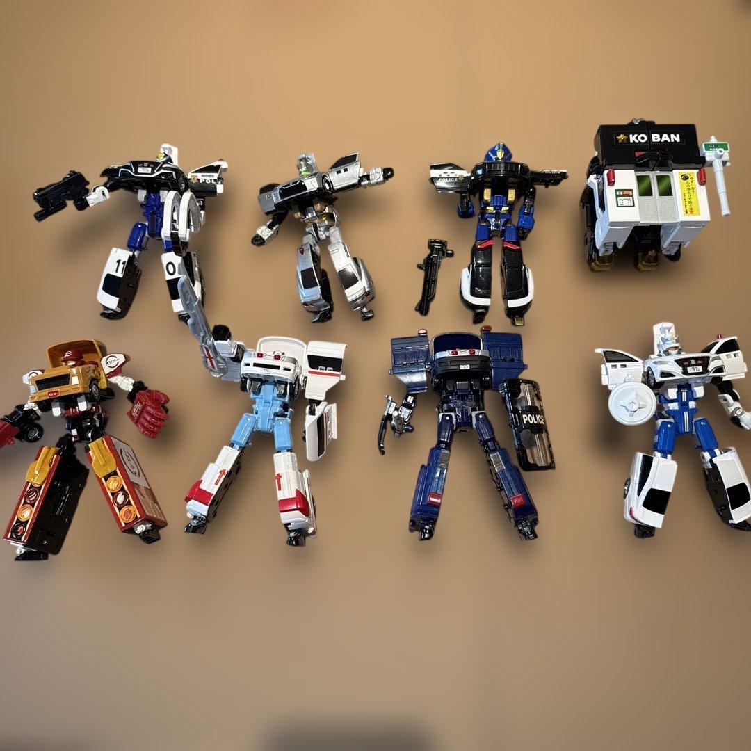 ジョブレイバー8体セット トミカ ジョブレイバー TJBDX エクシードジョブレイバー 警察消防救急