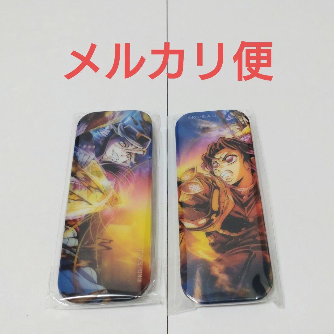 鬼滅の刃 WEBSHOPくじ レンチキュラー ロング缶バッジ kv しのぶ 童磨