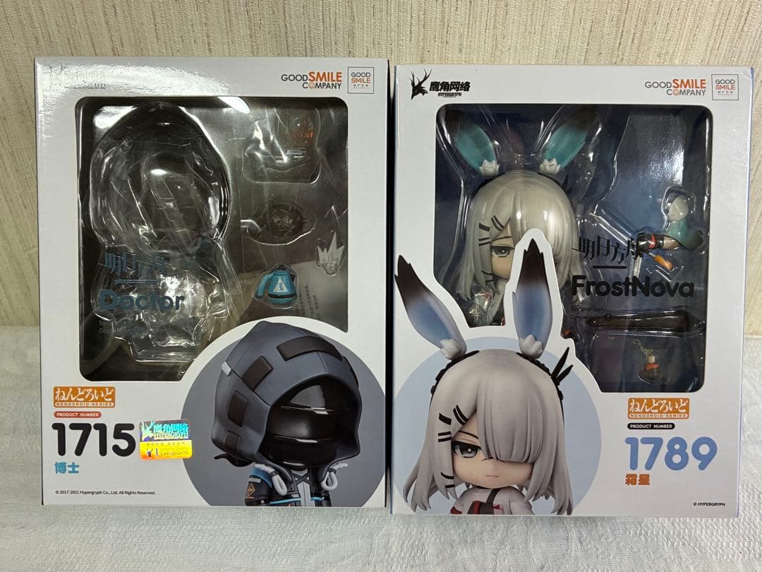 [開封使用](オマケ付き) ねんどろいど　ドクター&フロストノヴァ 再販】ねんどろいど アークナイツ フロストノヴァ Good Smile Arts