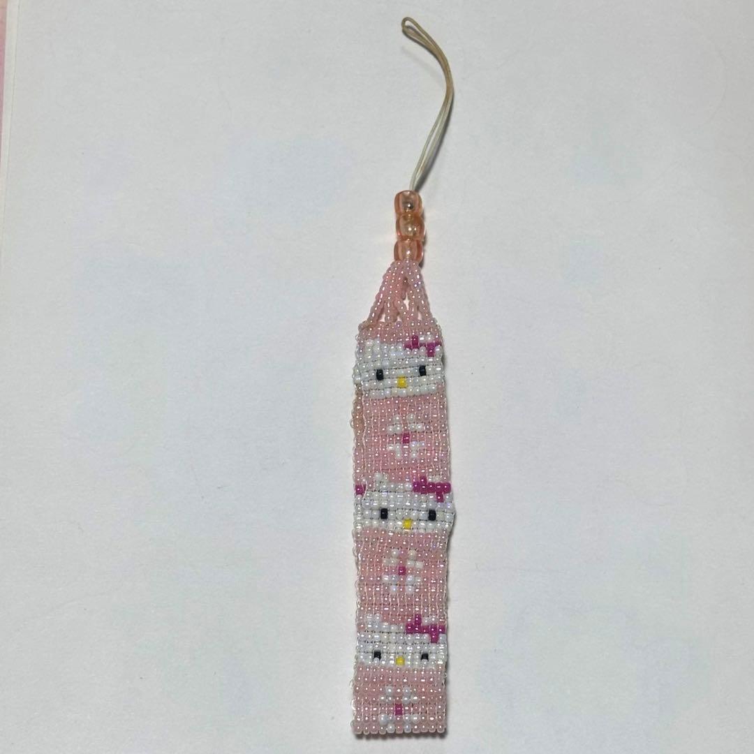 希少　レア　1999年　ハローキティ　ビーズ　ストラップ