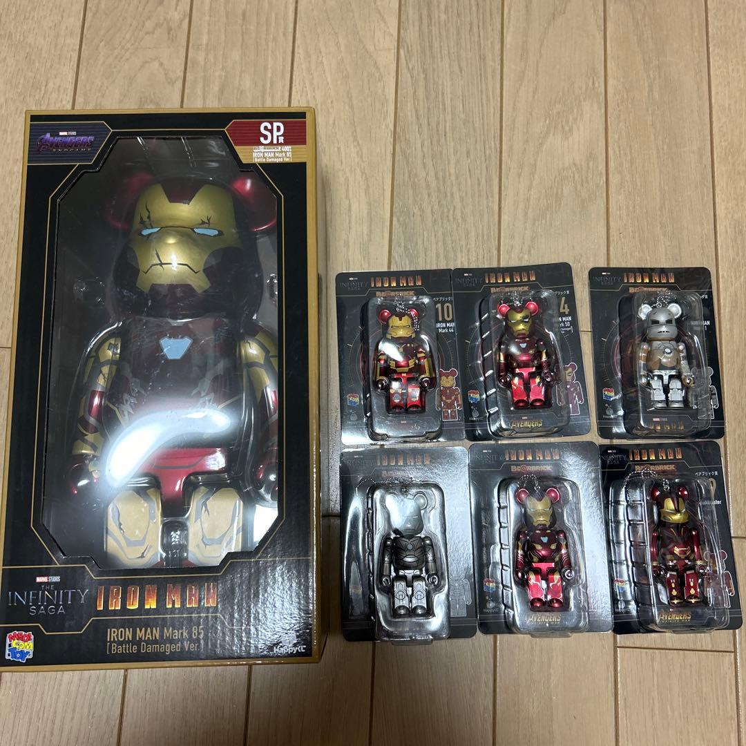 ベアブリック一番くじSP賞他アイアンマン6体