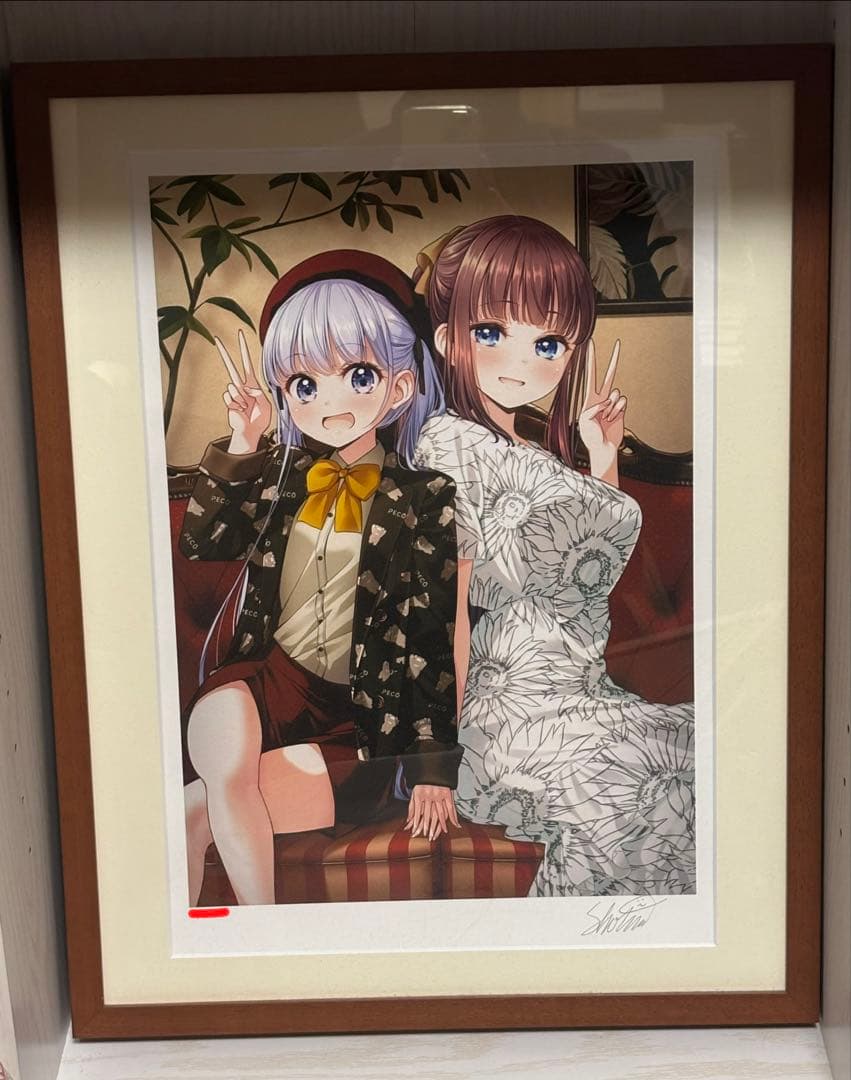 NEW GAME! 直筆サイン入り 描き下ろしアートグラフC fit=scale-down,w=1200