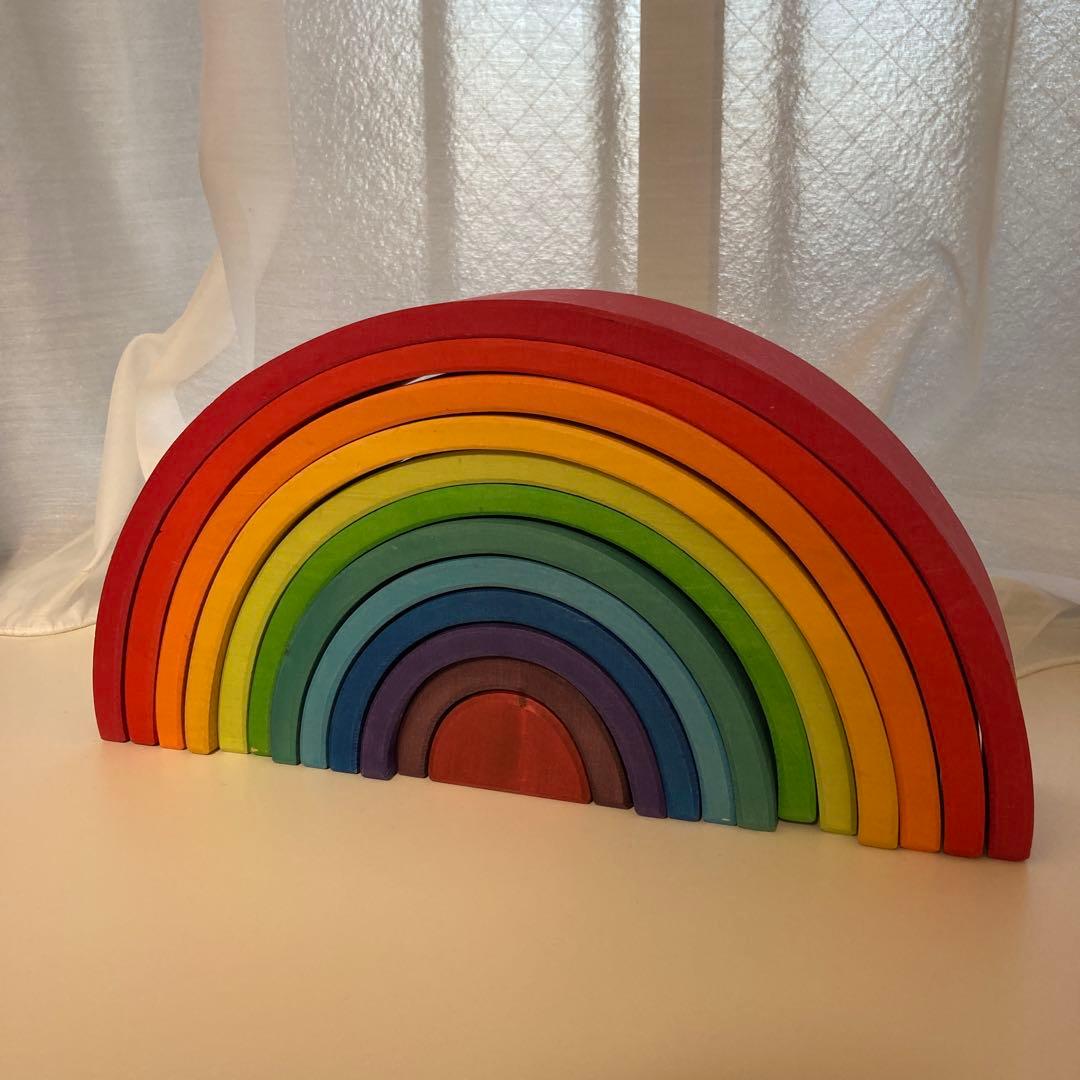 グリムス 木製レインボーアーチ 知育玩具