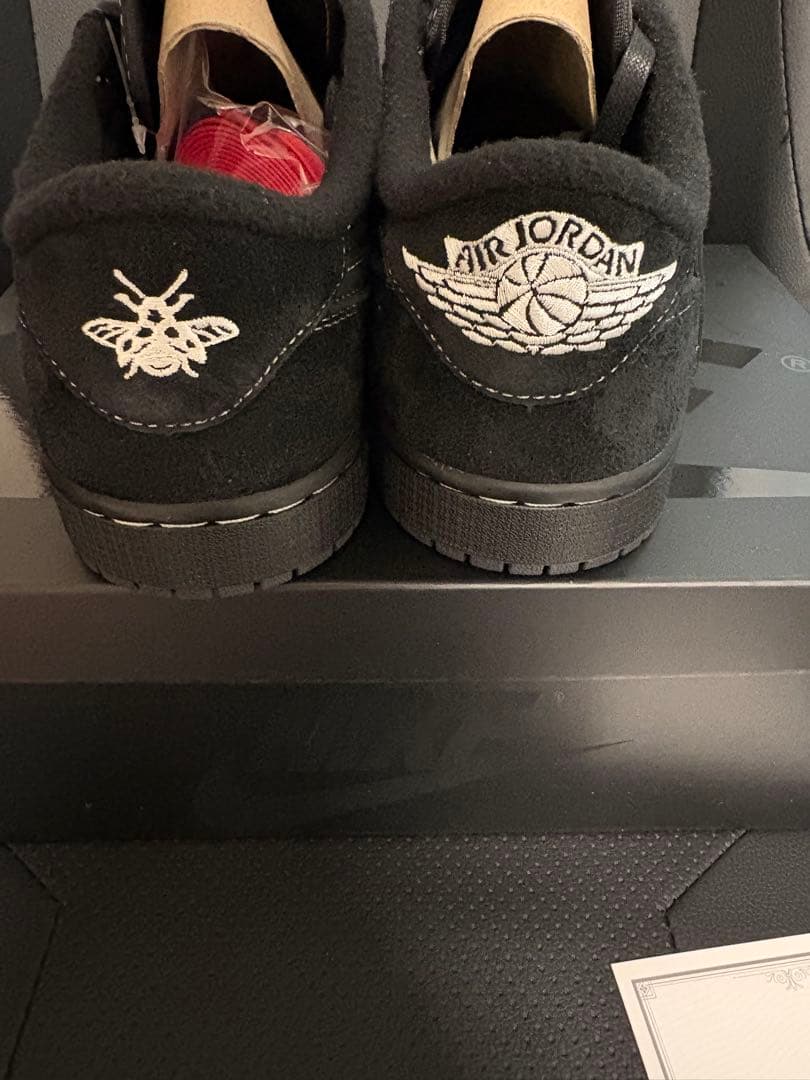 【本日限定値下げ】Nike aj1 low ブラックファントム 27.5cm