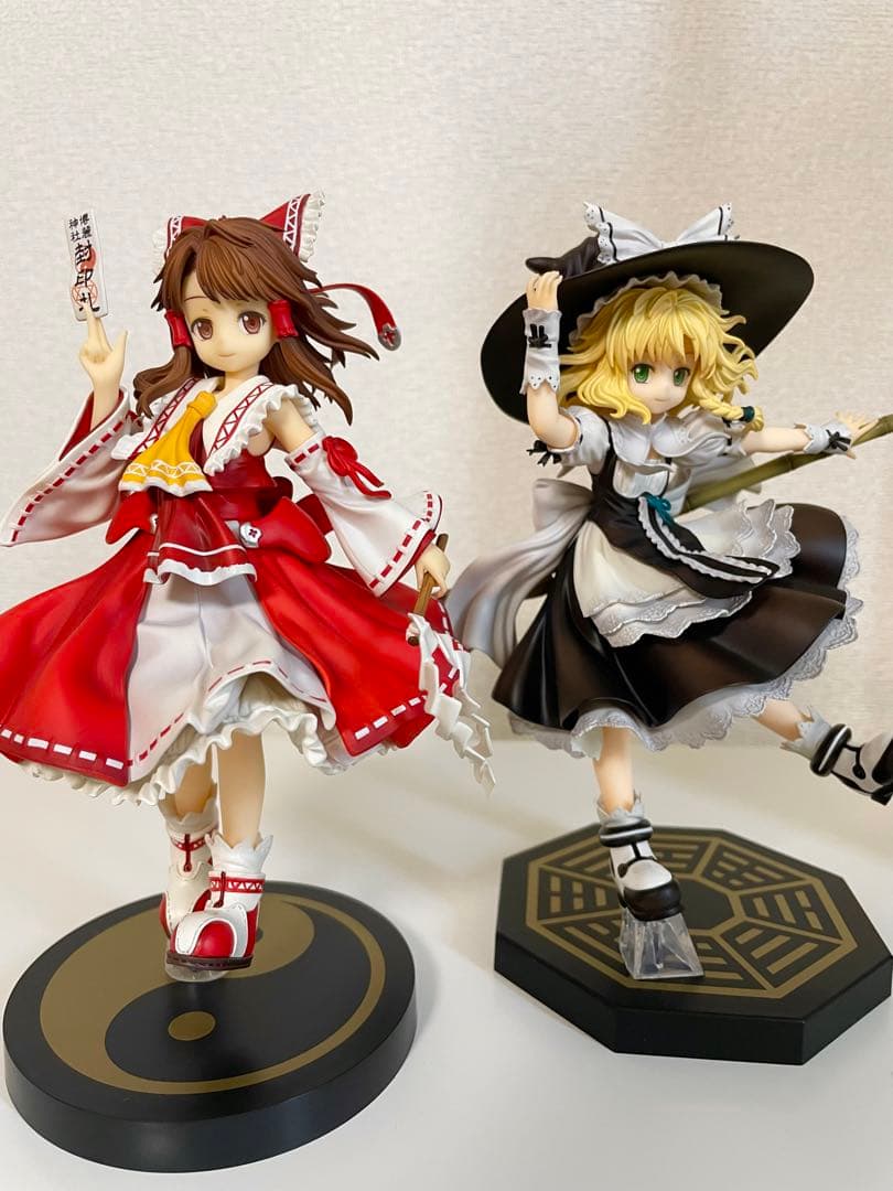 キューズQ　東方Project　博麗霊夢・霧雨魔理沙　東方香霖堂版　本体のみ Amazon | 東方Project 霧雨魔理沙 東方香霖堂版 完成品フィギュア