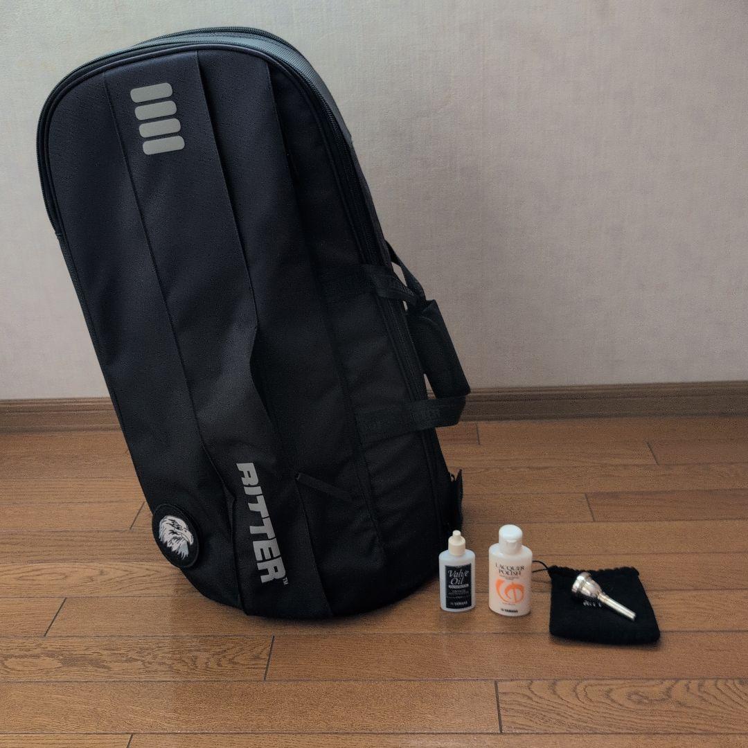 RITTER ユーフォニアムケース 黒 付属品あり PROTEC プロテック C242 ユーフォニアム ケース ブラック ギグバッグ