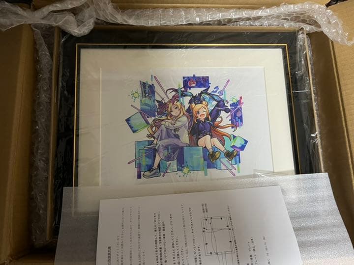 モンスターストライク　限定　複製イラスト　ルシファー&パンドラ②